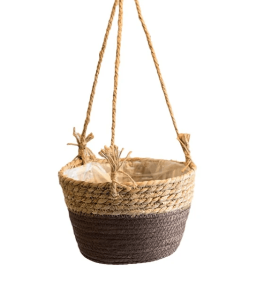 Cesta de Vime para Jardim - Decoração para Plantas - Mix Houses